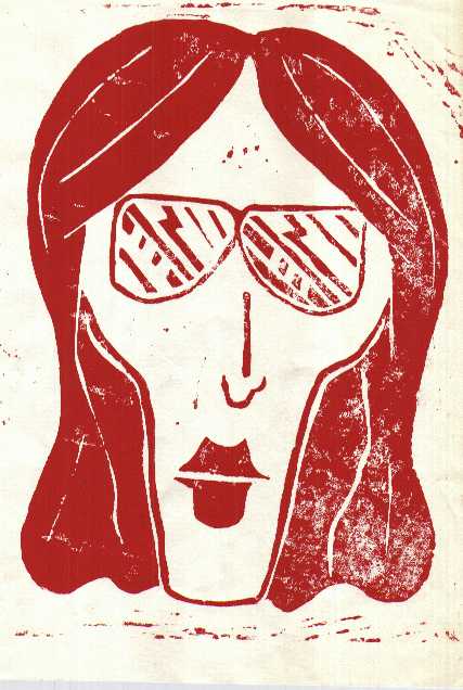 Leather cut of Simone, c. 1977